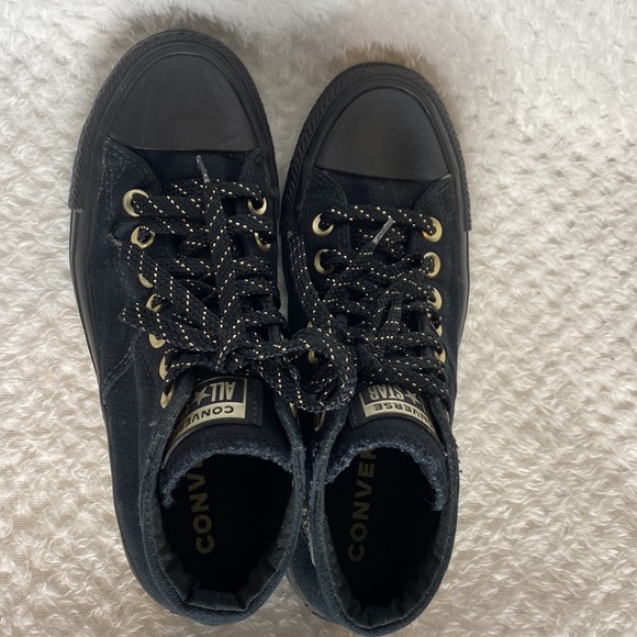 Converse All Star Madison mid top black shoes - Picture 4 of 9